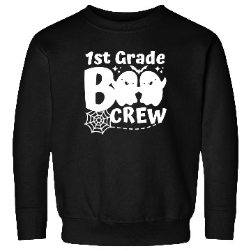 Discover 1st Grade Boo Crew Halloween First Day School Sweatshirts