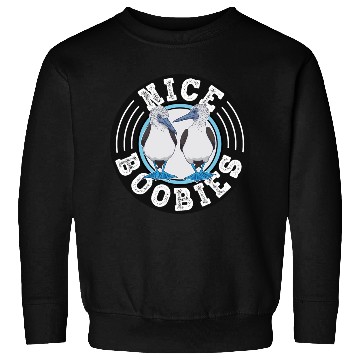 Discover Nice Boobies Adult Humor Halloween Gift Booby Bird Sweatshirts