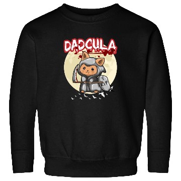 Discover Dadcula Dracula Vampire Dad Funny Halloween Party Sweatshirts
