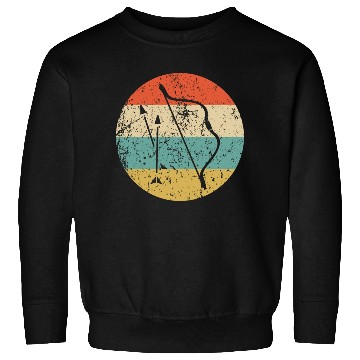 Discover Bow and Arrow Icon Retro Archery Sweatshirts