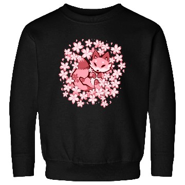 Discover Cherry Blossom Fox Sweatshirts