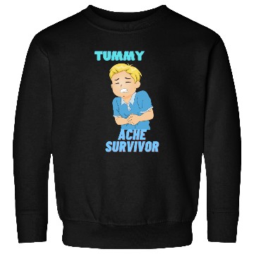 Discover Tummy Ache Survivor Funny Back To School Sweatshirts