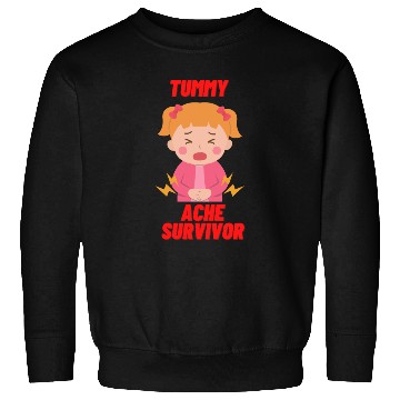 Discover Tummy Ache Survivor Funny Back To School Sweatshirts