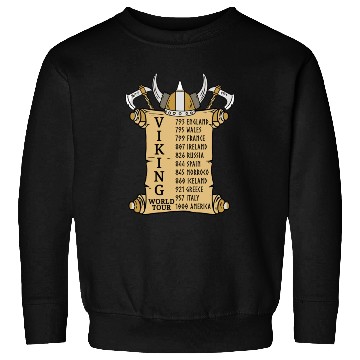 Discover Viking World Tour For Vikings Lover Sweatshirts