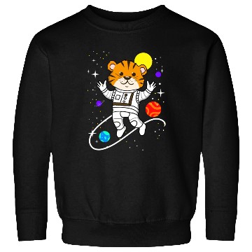 Discover Tiger in Space for Space Lover Sweatshirts