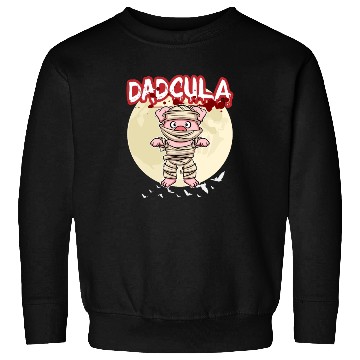 Discover Dadcula Dracula Vampire Dad Funny Halloween Party Sweatshirts