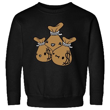 Discover money bags friends team Sweatshirts