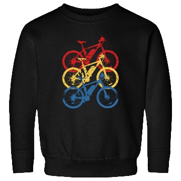 Discover Cyclist Funny Vintage Bicycle Cyclist Sweatshirts