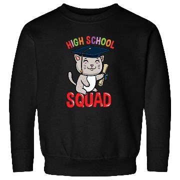 Discover High School Squad Cat Back To School Sweatshirts