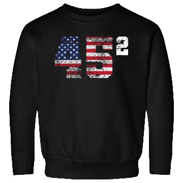 Discover Trump 45 Squared Republican Sweatshirts