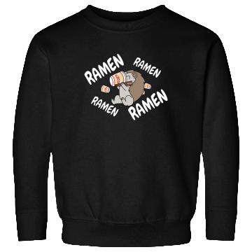 Discover Hedgehog Instant Ramen Noodles Sweatshirts