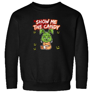 Discover Show Me The Candy Halloween Costume Trick Or Treat Sweatshirts