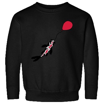 Discover balloon koi fish nishikigoi Sweatshirts