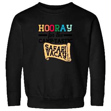 Discover Safari Vacation Camping Travel Guide Sweatshirts