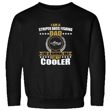 Discover Striped Bass Fishing Dad Sweatshirts