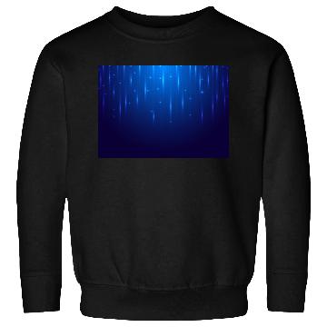 Discover Navy Blue Glowing Neon Dots Sweatshirts