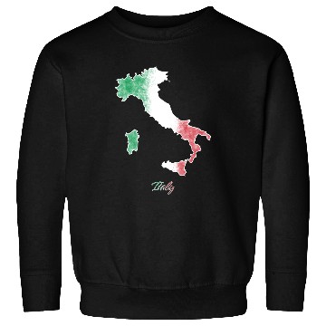 Discover Stylized Italy Map Sweatshirts