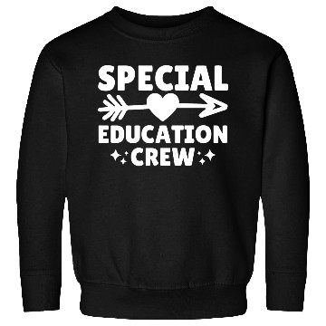 Discover Special Education Crew Teacher Team Sweatshirts