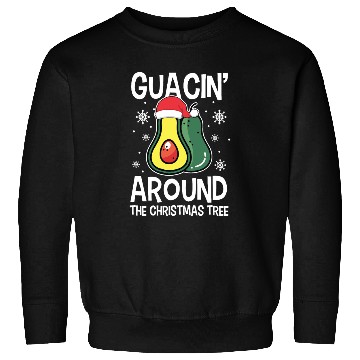 Discover Christmas Guacin Around The Tree Avocado Xmas Sweatshirts