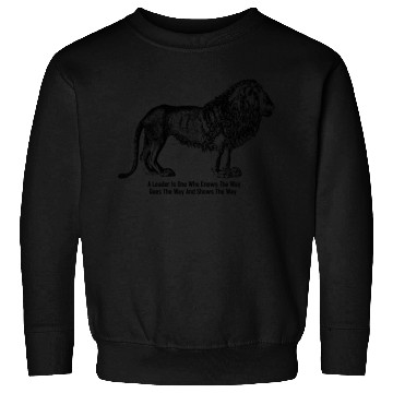 Discover leader lion Sweatshirts