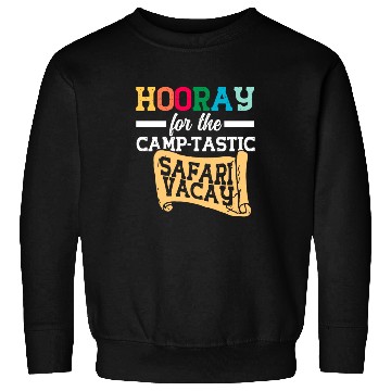 Discover Safari Vacation Camping Travel Guide Sweatshirts