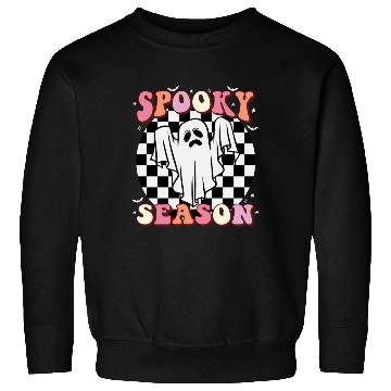 Discover Spooky Season Halloween Vintage Text Design Sweatshirts
