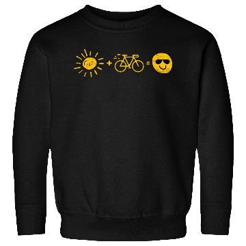 Discover Sun and bicycle give people fun Sweatshirts