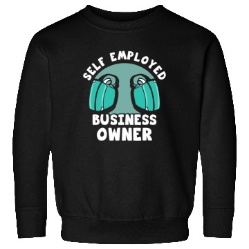 Discover Self Employed Business Owner Freelancer Work Boss Sweatshirts