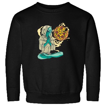 Discover Pizza Alien Sweatshirts