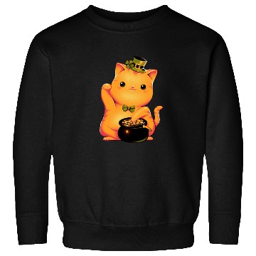 Discover cat Irish Lucky Cat Sweatshirts