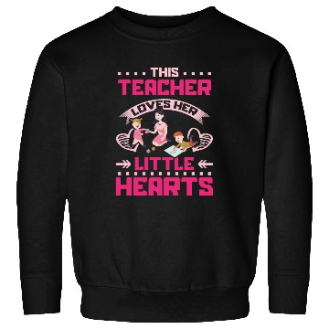 Discover This Teacher Loves Her Little Hearts Sweatshirts