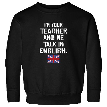 Discover British English Teacher Sweatshirts