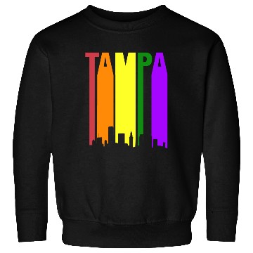 Discover Tampa Florida Gay Pride Rainbow Sweatshirts