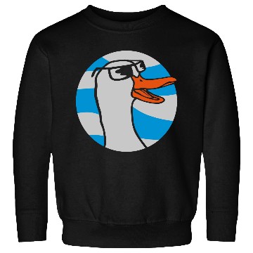 Discover Logo Circle Sunglasses Goose Sweatshirts