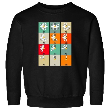 Discover Wish Game Daisy Yes No Cute Flowers Sweatshirts