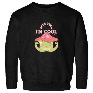 Discover FROG YEAH Funny Cute Frog Sweatshirts