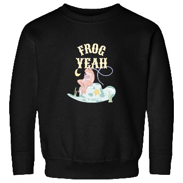 Discover FROG YEAH Funny Cute Frog Sweatshirts