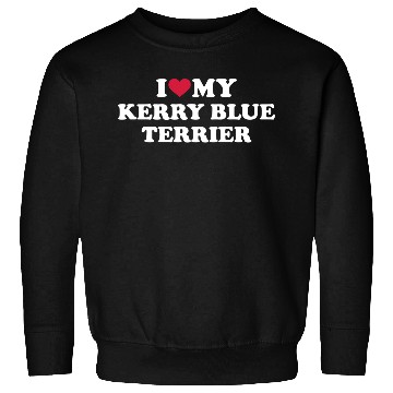 Discover I Love My Kerry Blue Terrier Sweatshirts