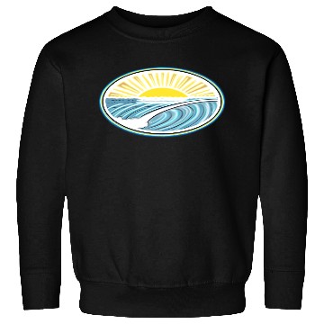 Discover Surf Sunrise Oval Sweatshirts