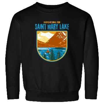 Discover Saint Mary Lake Glacier National Park Sweatshirts