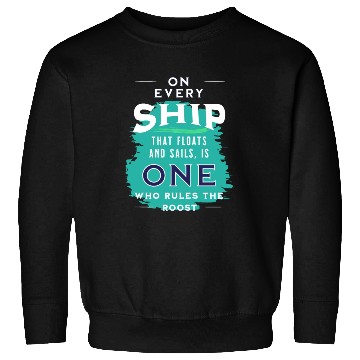 Discover sail boat sailor skipper command captain gift Sweatshirts