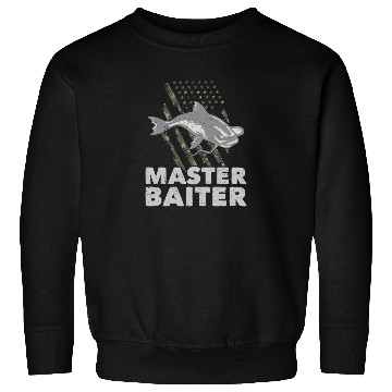 Discover Master Baiter - Wels Catfish Hunter Sweatshirts