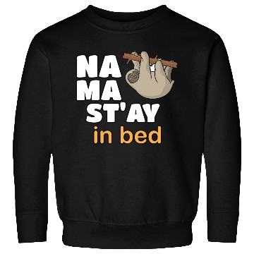 Discover Namaste Sloth Sleep Lovers Napping Gift Namastay I Sweatshirts