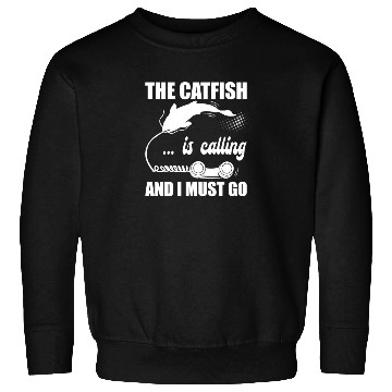Discover Catfish Phone Call - Blue Catfish Slayer Sweatshirts