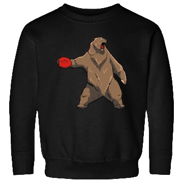 Discover Disc Golf Grizzly Brown Bear Sweatshirts