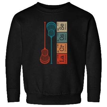 Discover Lacrosse Periodic Table Element Sweatshirts, Lacrosse