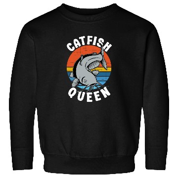 Discover Wels Catfish Design For A Catfish Queen Sweatshirts