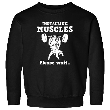 Discover Unicorn Muscle Workout Fitness Training Sport Gym Sweatshirts