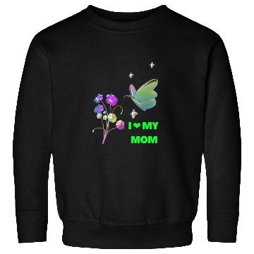 Discover i love you mom dad stylish name Sweatshirts