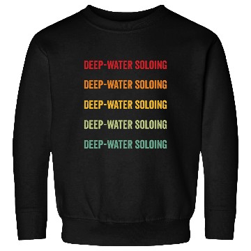 Discover Deep-water soloing Rainbow Design, Deep-water solo Sweatshirts